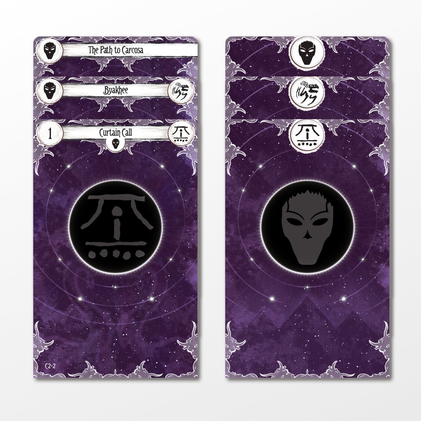 The Path to Carcosa & Return to Set with Investigators (C2)- Arkham Horror LCG Dividers - 38pcs