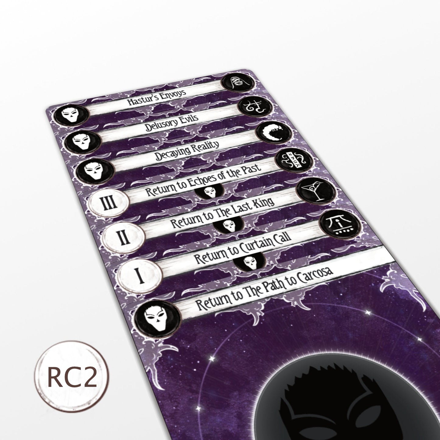 The Path to Carcosa & Return to Set with Investigators (C2)- Arkham Horror LCG Dividers - 38pcs