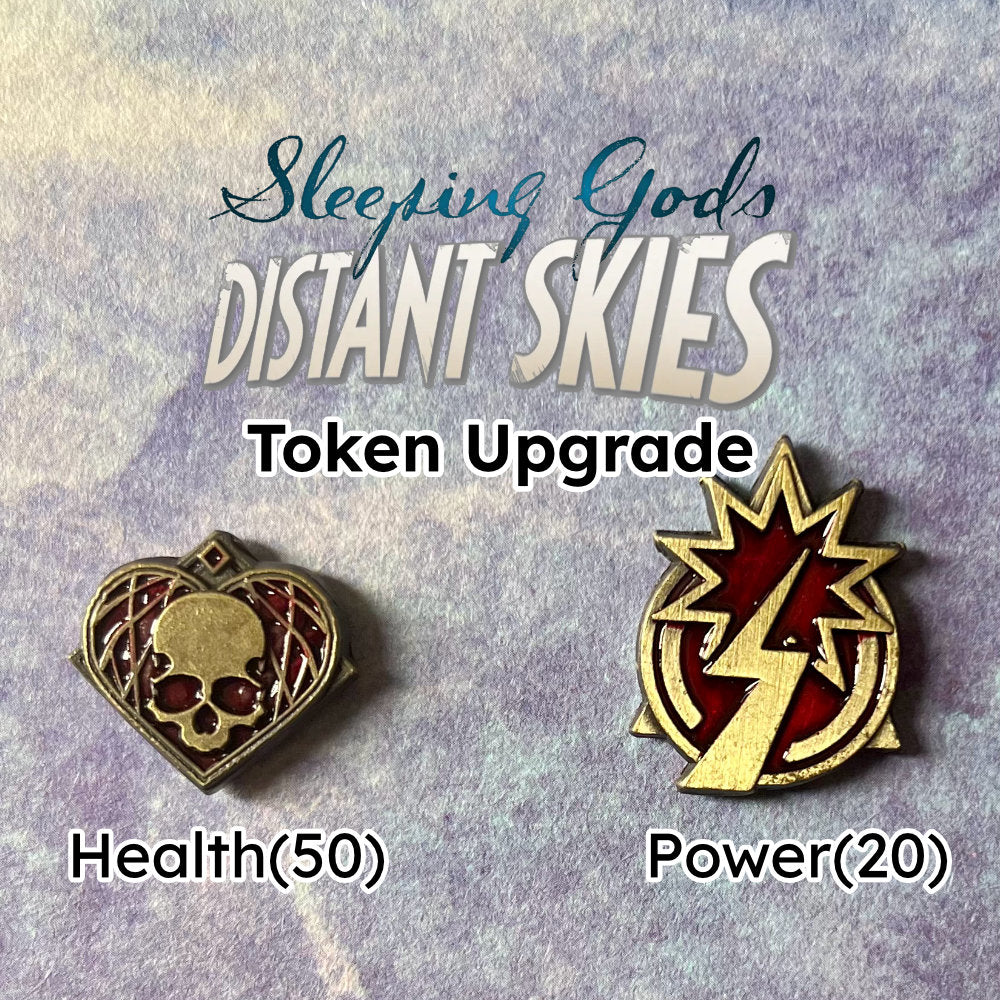 Sleeping Gods Distant Skies Upgraded Tokens- Health and Power