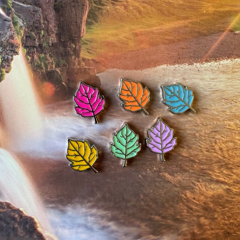 25X Leaf Tokens, Metal Upgraded Board Game Token, Miniature Component, Double-sided, 6 Colors Available