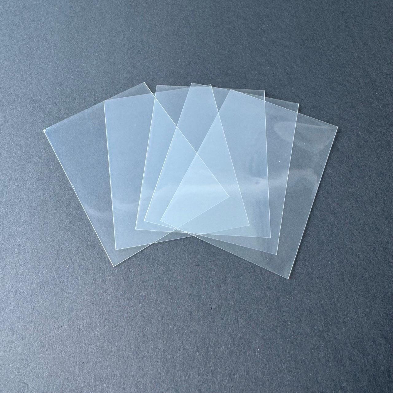 Card Sleeves Double Sleeves 120 Micron - Standard Board Game Card Size 65x90mm, 100 Pcs Pack, Clear and Matt Finish